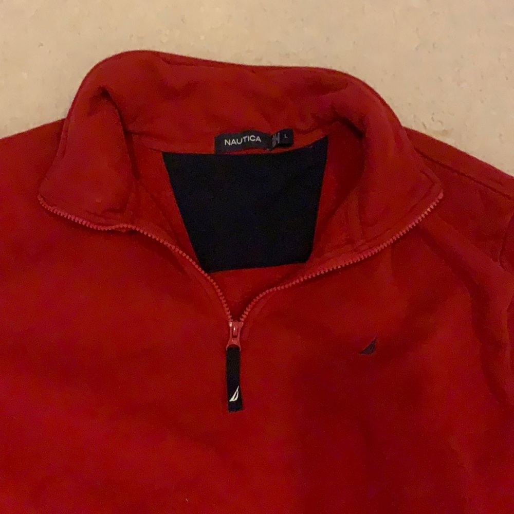 Red Nautica sweater